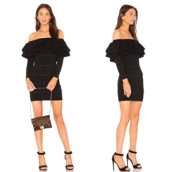 NWT Keepsake Over Time Knit Dress in Black - Picture 1 of 8